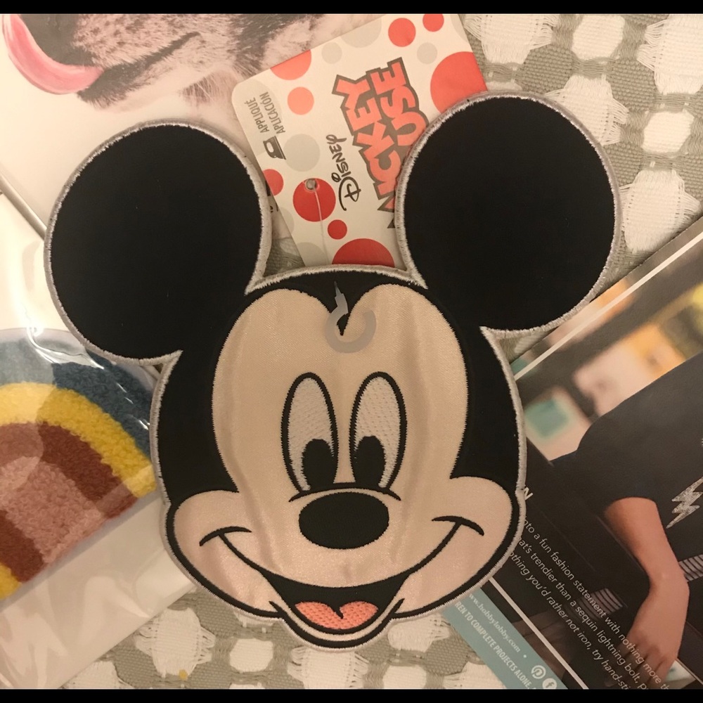 HUGE Mickey Mouse Iron on patch